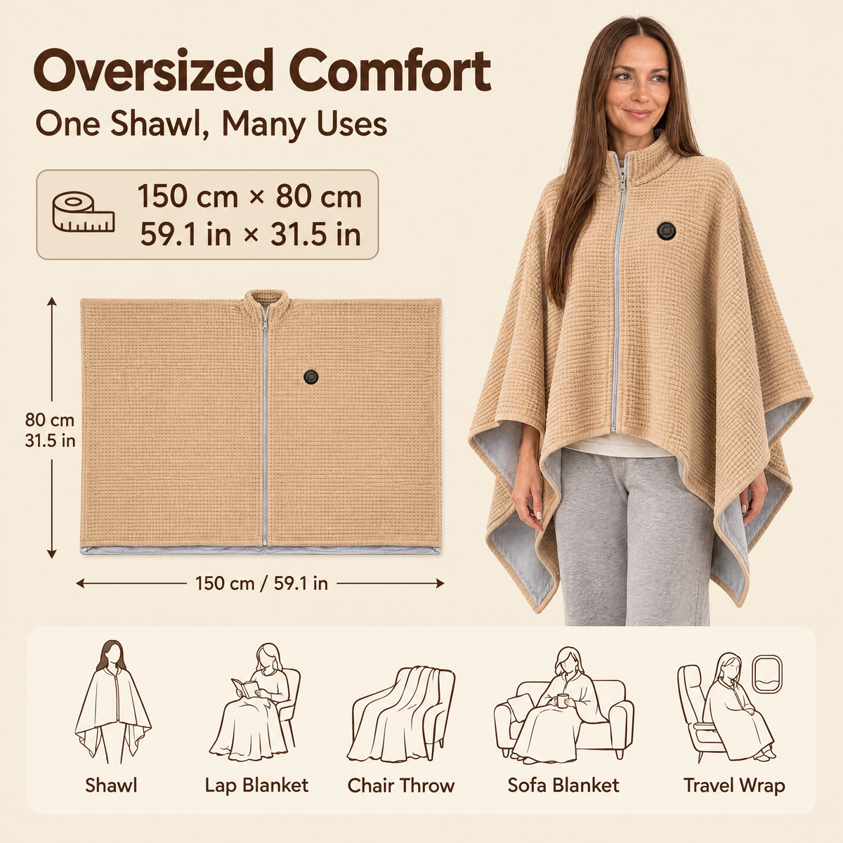 HeatLoom™ Portable Heated Blanket